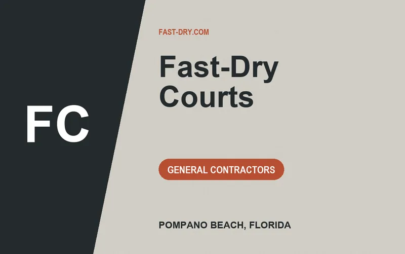 Fast-Dry Courts in Pompano Beach, Florida