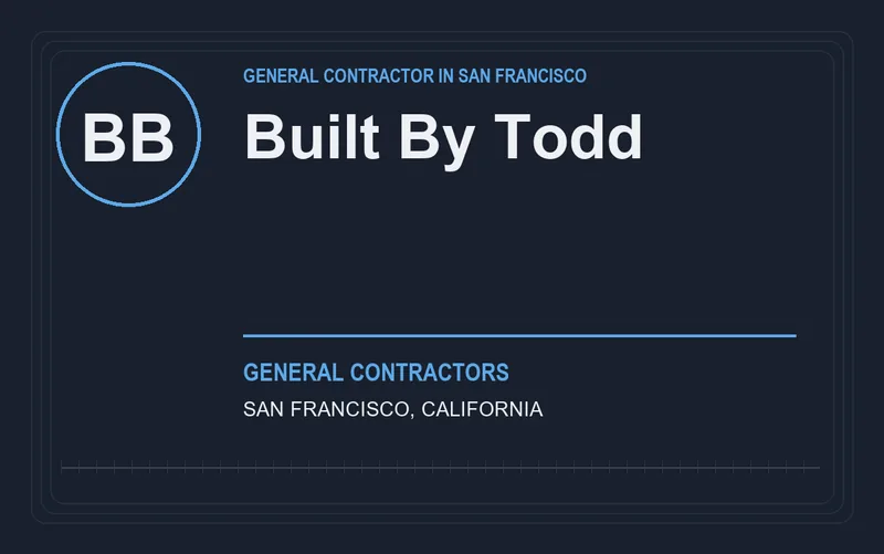 Built By Todd in San Francisco, California