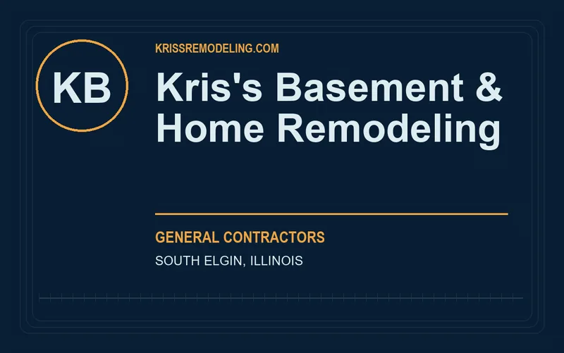 Kris's Basement & Home Remodeling in South Elgin, Illinois