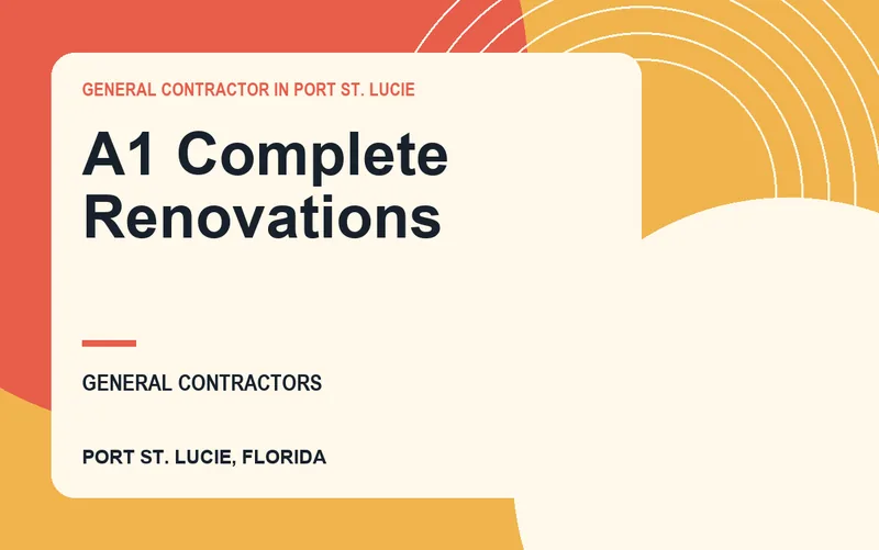 A1 Complete Renovations in Port St. Lucie, Florida
