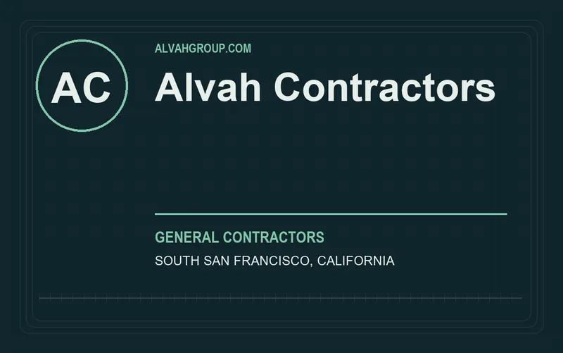 Alvah Contractors in South San Francisco, California