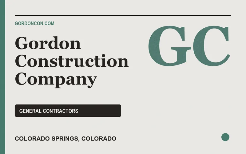 Gordon Construction Company in Colorado Springs, Colorado