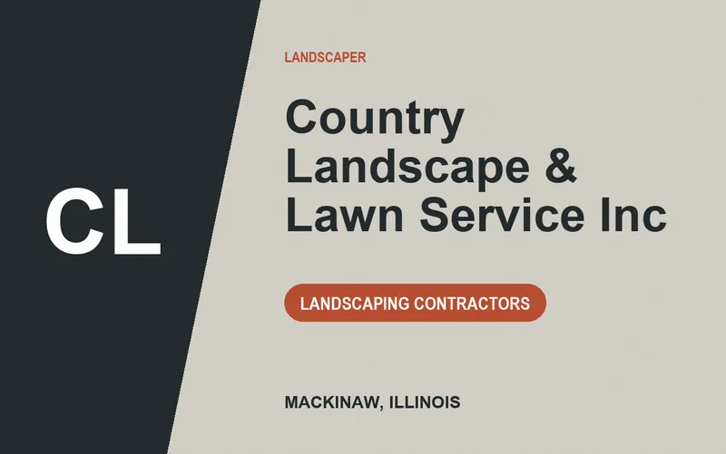 Country Landscape & Lawn Service Inc in Mackinaw, Illinois
