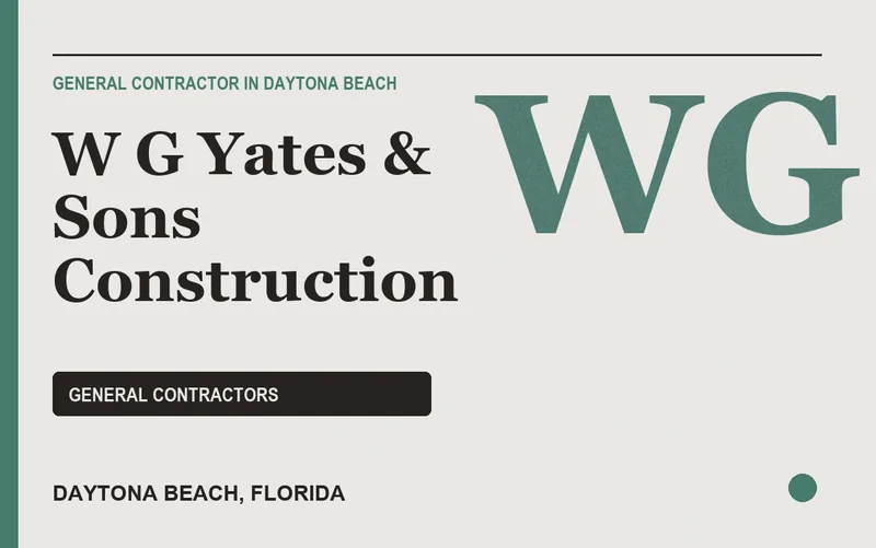 W G Yates & Sons Construction in Daytona Beach, Florida
