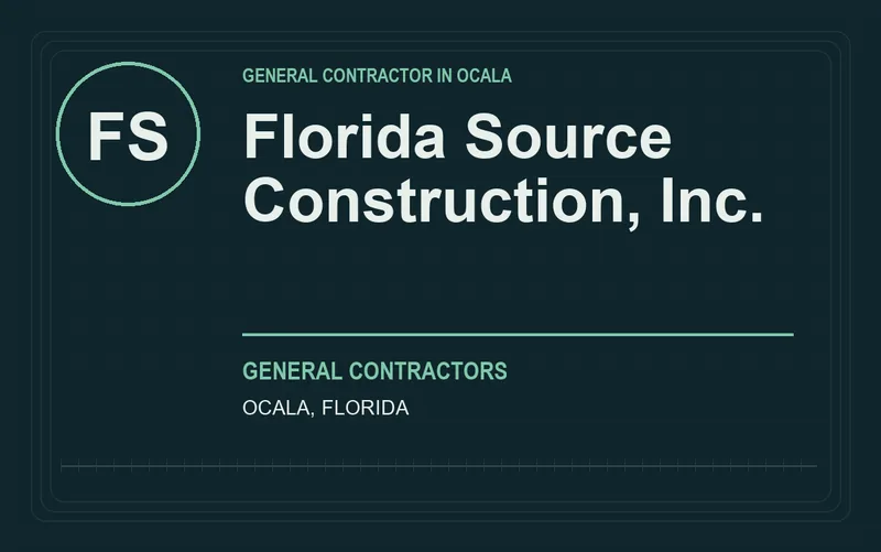 Florida Source Construction, Inc. in Ocala, Florida