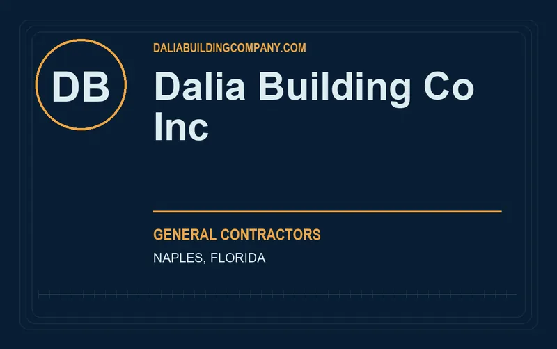 Dalia Building Co Inc in Naples, Florida