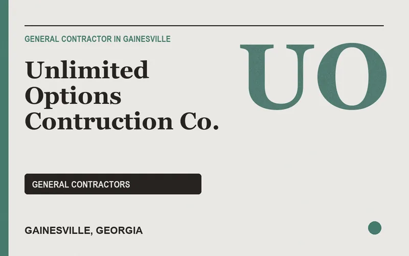 unlimited options contruction co. in Gainesville, Georgia