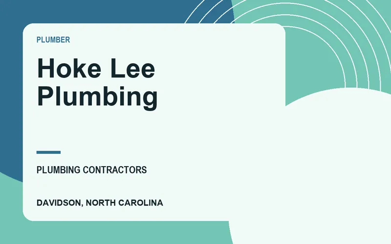 Hoke Lee Plumbing in Davidson, North Carolina