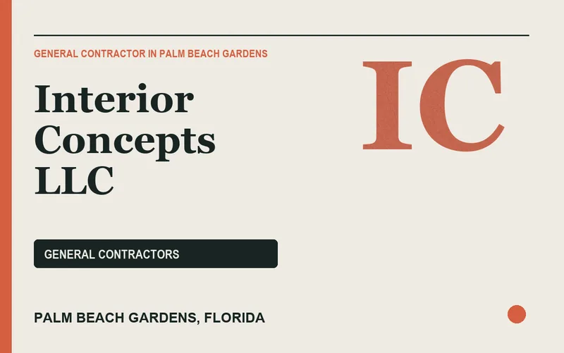 Interior Concepts LLC in Palm Beach Gardens, Florida
