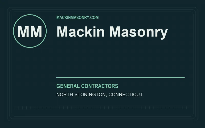 Mackin Masonry in North Stonington, Connecticut