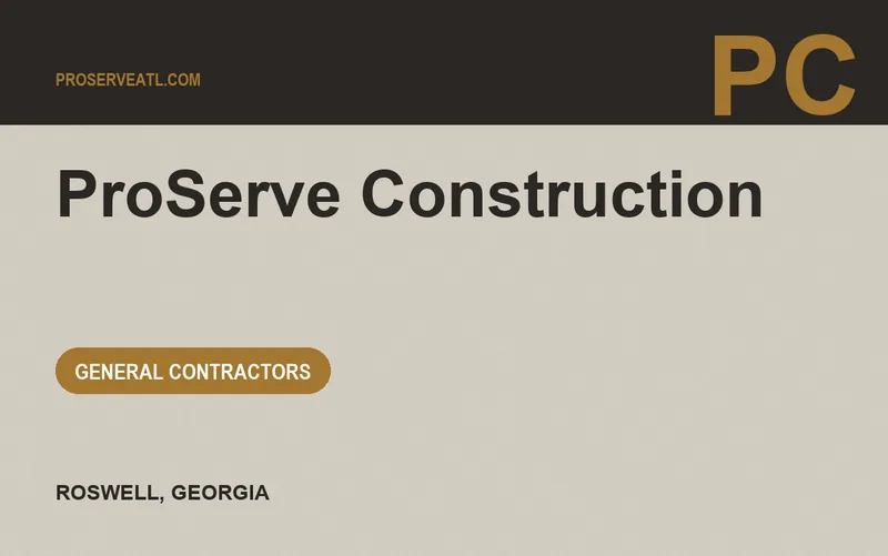 ProServe Construction in Roswell, Georgia