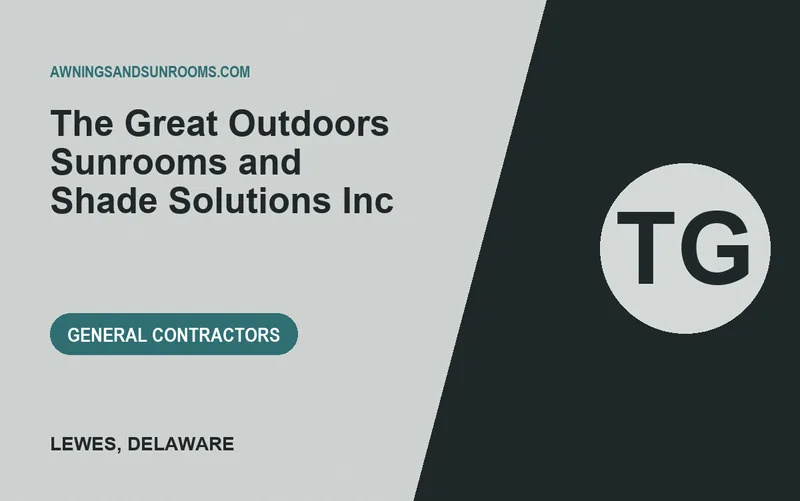 The Great Outdoors Sunrooms and Shade Solutions Inc in Lewes, Delaware