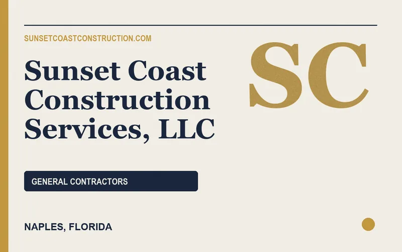 Sunset Coast Construction Services, LLC in Naples, Florida