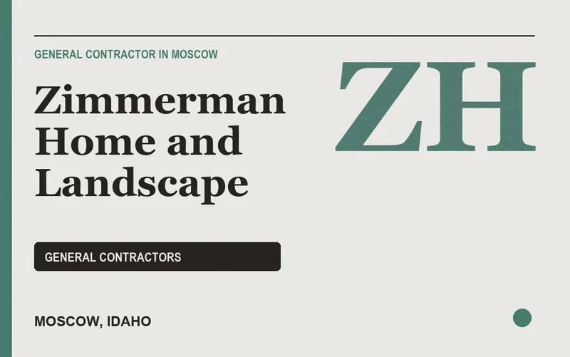 Zimmerman Home and Landscape in Moscow, Idaho