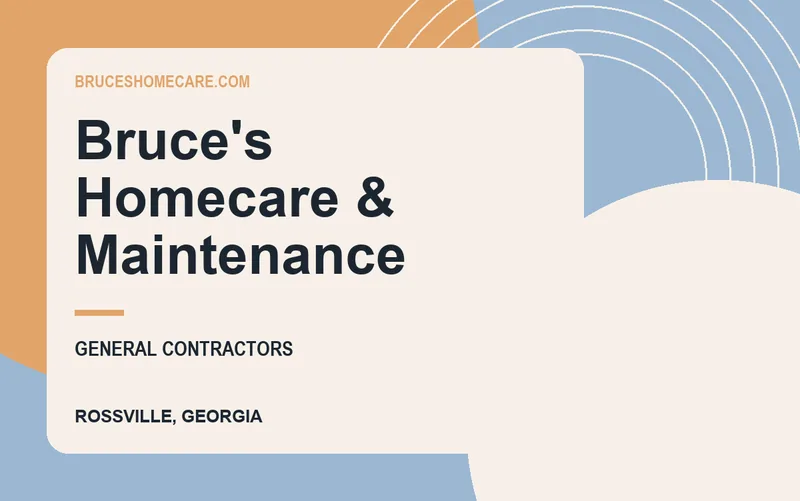 Bruce's Homecare & Maintenance in Rossville, Georgia