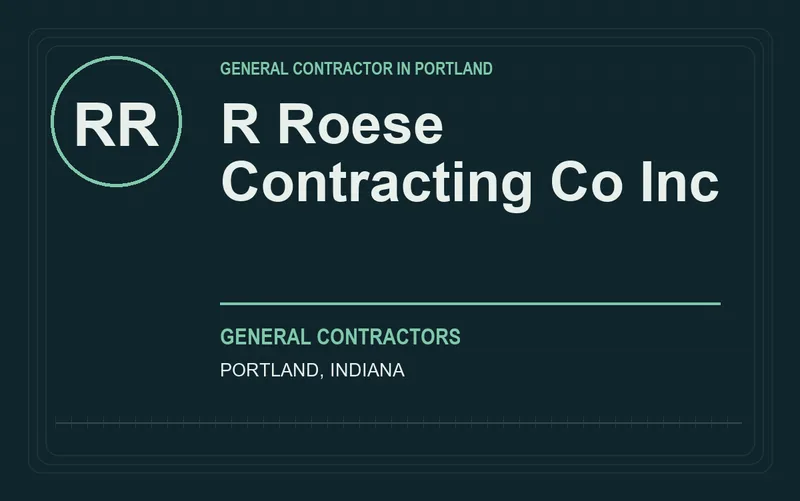 R Roese Contracting Co Inc in Portland, Indiana
