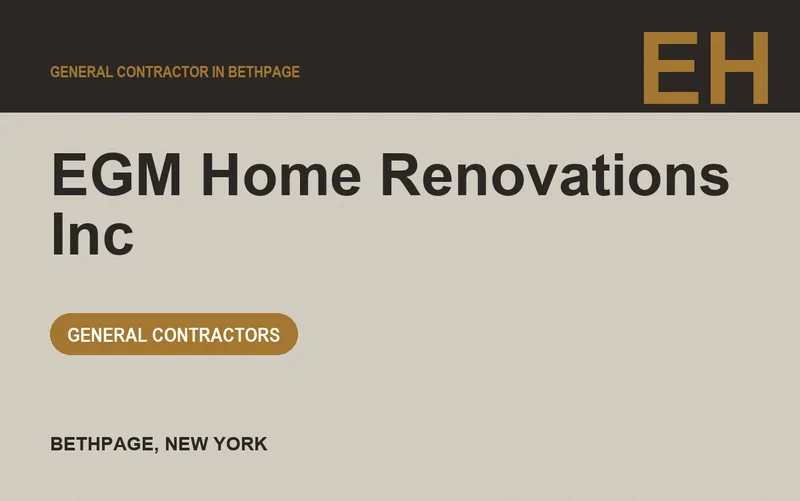 EGM Home Renovations Inc in Bethpage, New York