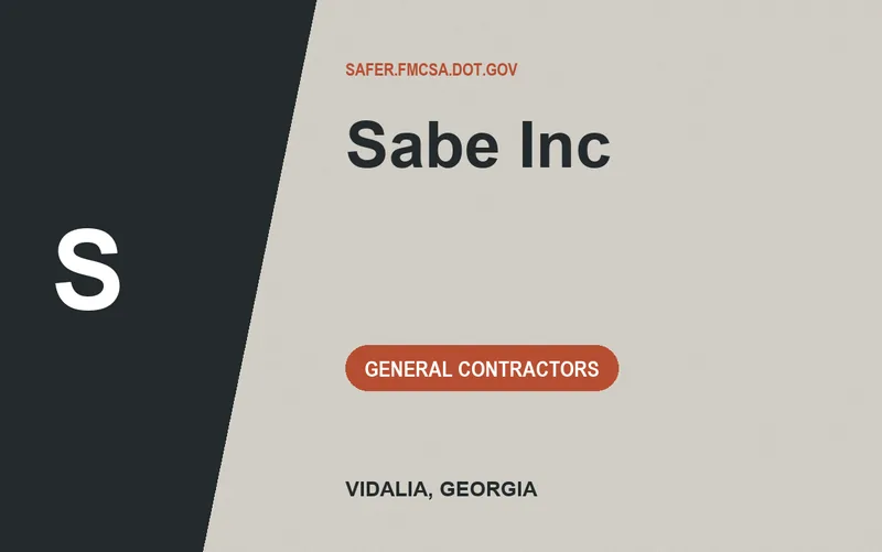Sabe Inc in Vidalia, Georgia