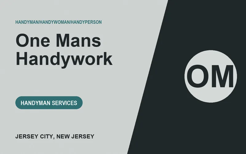 One Mans Handywork in Jersey City, New Jersey