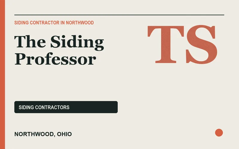 The Siding Professor in Northwood, Ohio