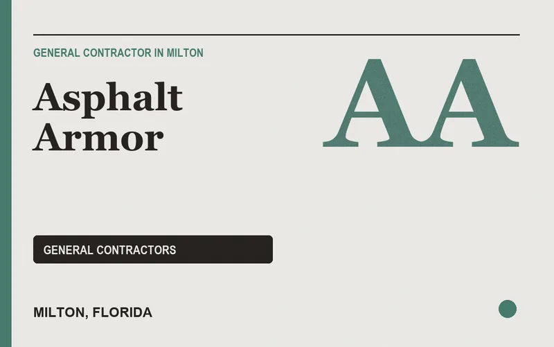 Asphalt Armor in Milton, Florida