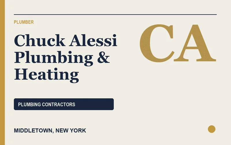 Chuck Alessi Plumbing & Heating in Middletown, New York