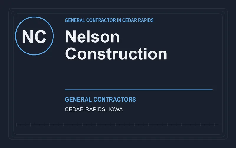 Nelson Construction in Cedar Rapids, Iowa