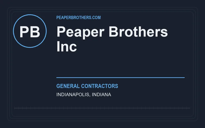 Peaper Brothers Inc in Indianapolis, Indiana