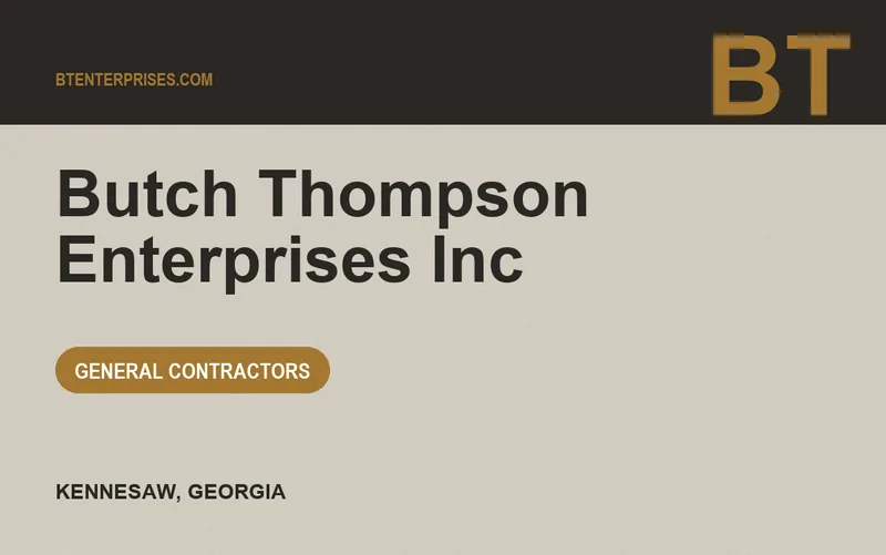 Butch Thompson Enterprises Inc in Kennesaw, Georgia