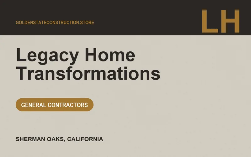 Legacy Home Transformations in Sherman Oaks, California