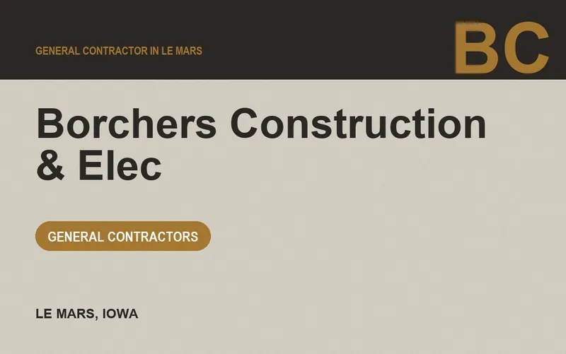 Borchers Construction & Elec in Le Mars, Iowa