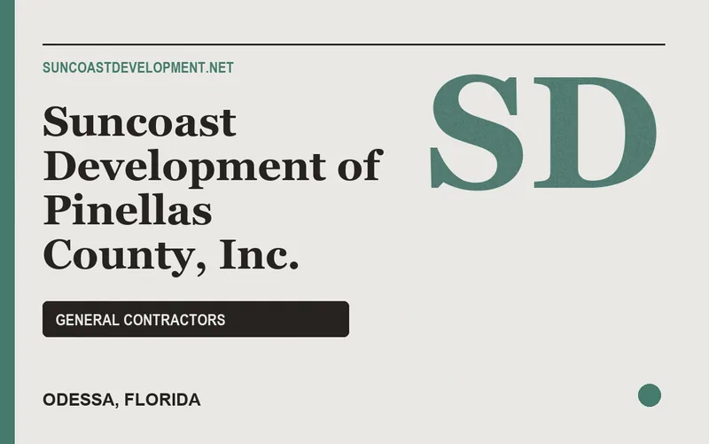 Suncoast Development of Pinellas County, Inc. in Odessa, Florida