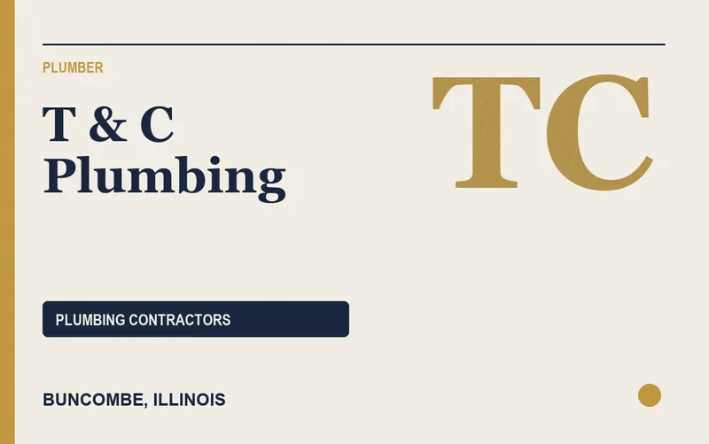 T & C Plumbing in Buncombe, Illinois