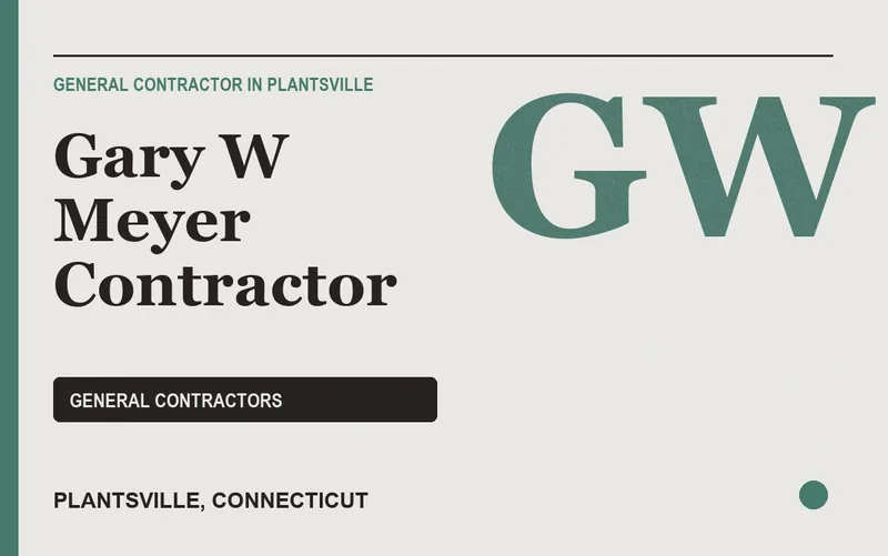 Gary W Meyer Contractor in Plantsville, Connecticut