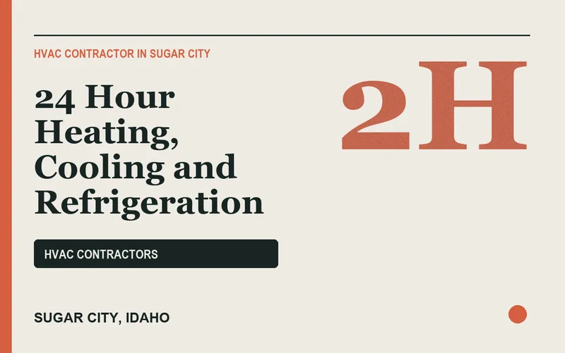 24 Hour Heating, Cooling and Refrigeration in Sugar City, Idaho