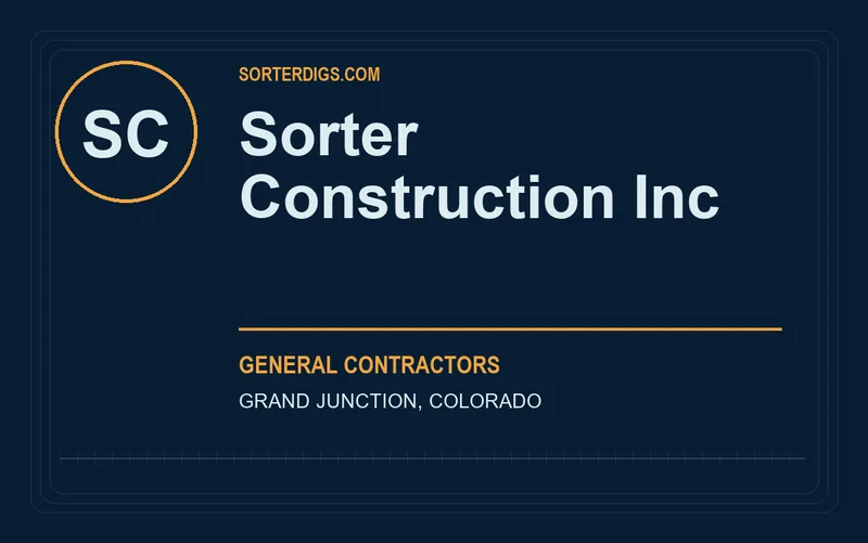 Sorter Construction Inc in Grand Junction, Colorado