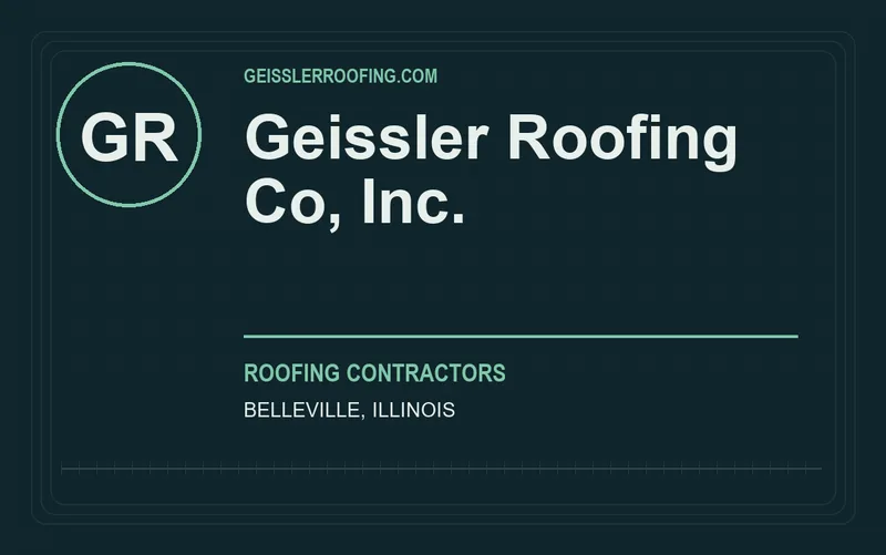 Geissler Roofing Co, Inc. in Belleville, Illinois