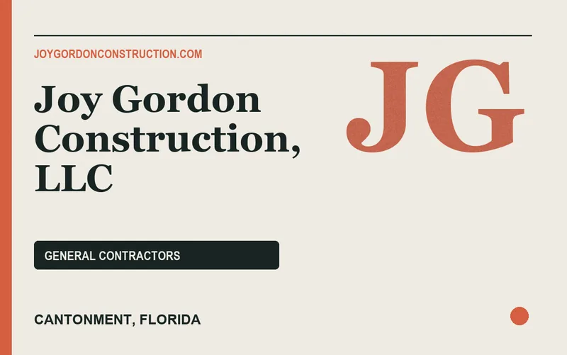 Joy Gordon Construction, LLC in Cantonment, Florida