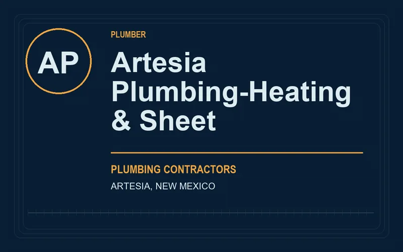 Artesia Plumbing-Heating & Sheet in Artesia, New Mexico