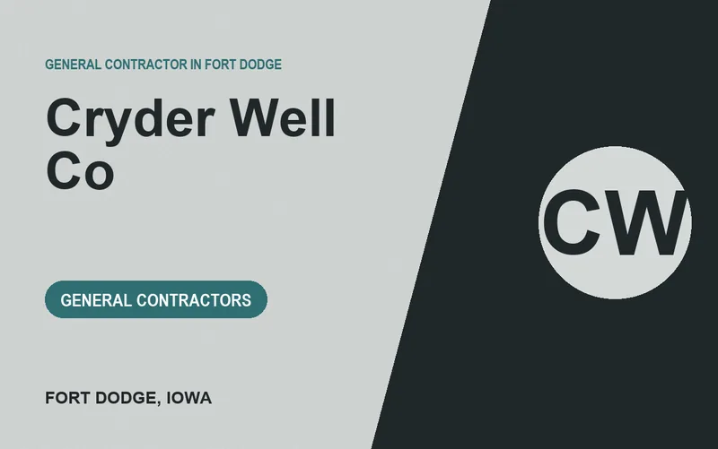 Cryder Well Co in Fort Dodge, Iowa