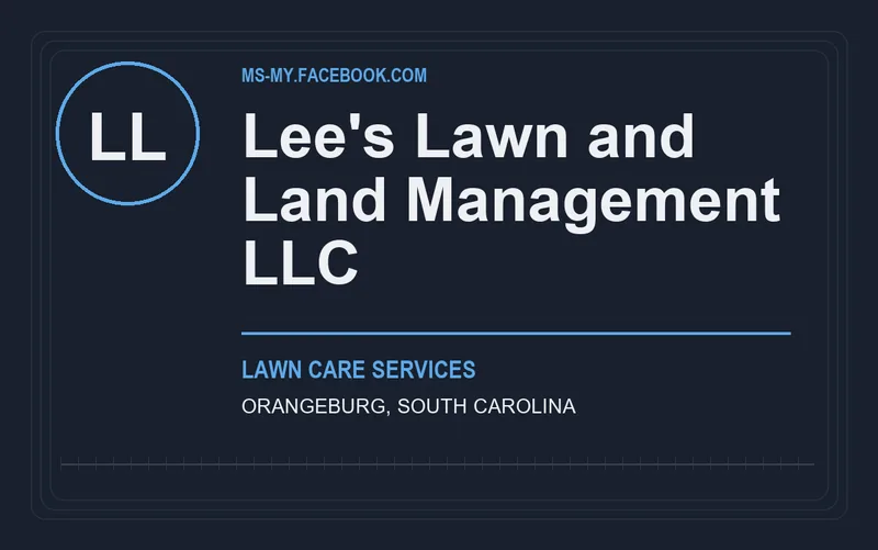 Lee's Lawn and Land Management LLC in Orangeburg, South Carolina