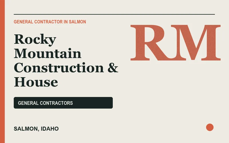 Rocky Mountain Construction & House in Salmon, Idaho