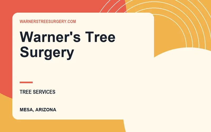 Warner's Tree Surgery in Mesa, Arizona