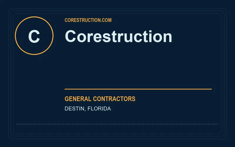 Corestruction in Destin, Florida