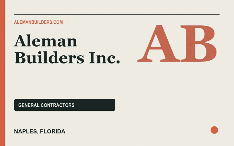 Aleman Builders Inc. in Naples, Florida