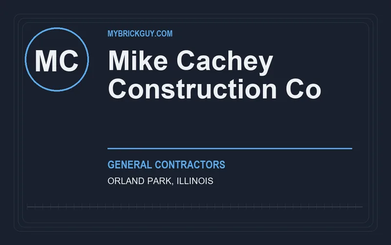 Mike Cachey Construction Co in Orland Park, Illinois