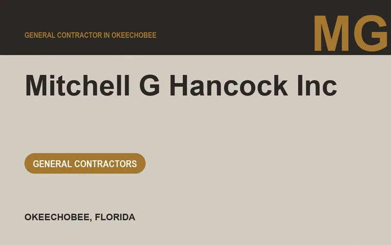 Mitchell G Hancock Inc in Okeechobee, Florida