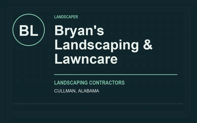 Bryan's Landscaping & Lawncare in Cullman, Alabama