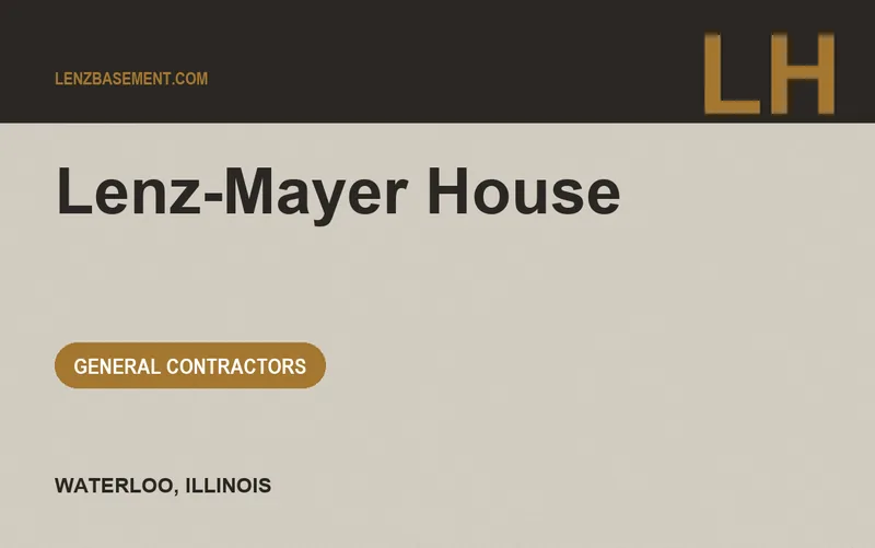 Lenz-Mayer House in Waterloo, Illinois
