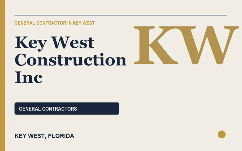 Key West Construction Inc in Key West, Florida